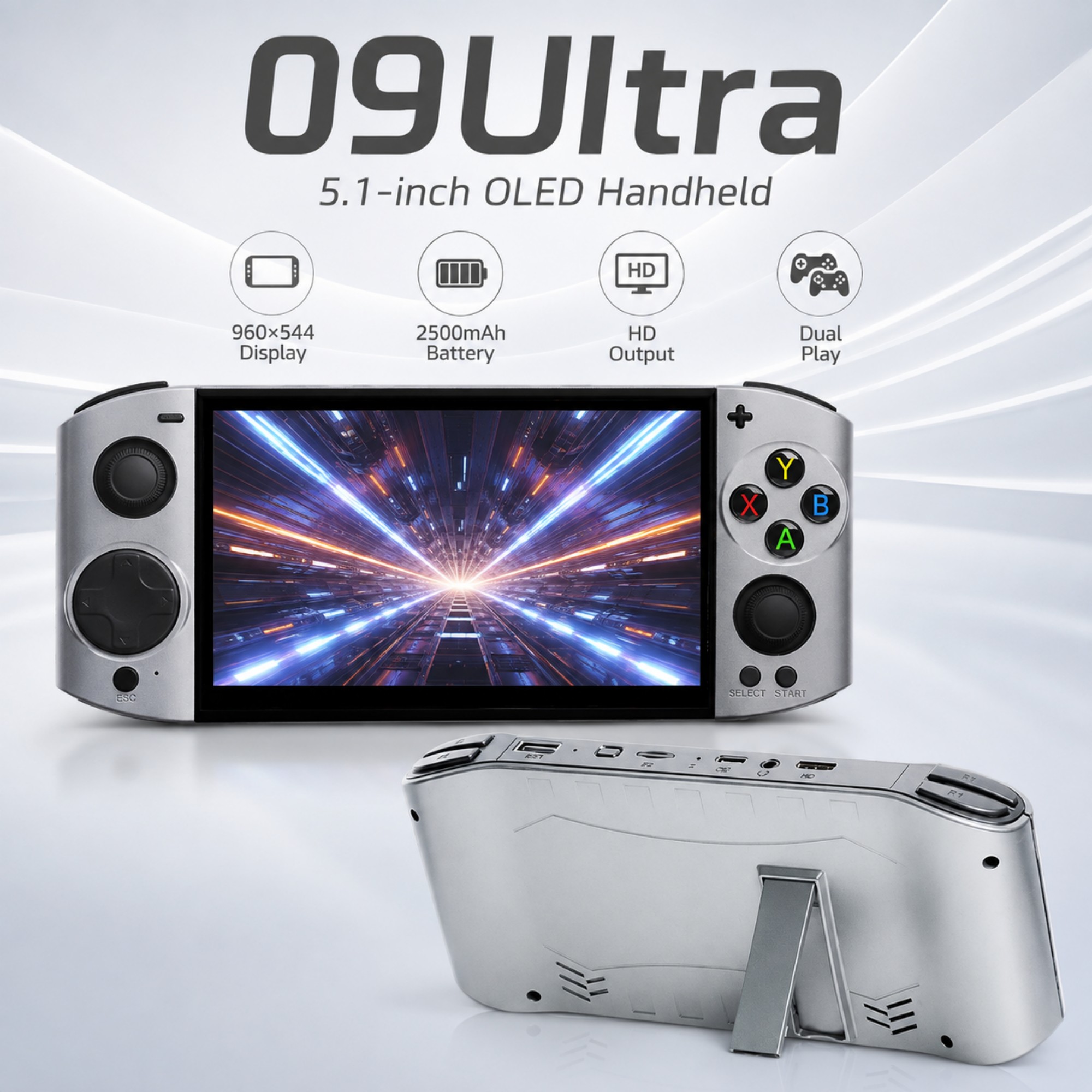 Gaming Console Types - 09 Ultra 5.1 Inch OLED Handheld