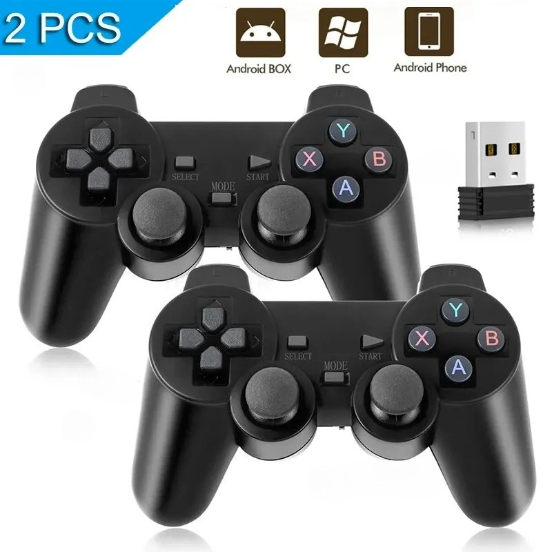 Gaming Console Box - 2.4G USB Wireless Gamepad Joystick Controller