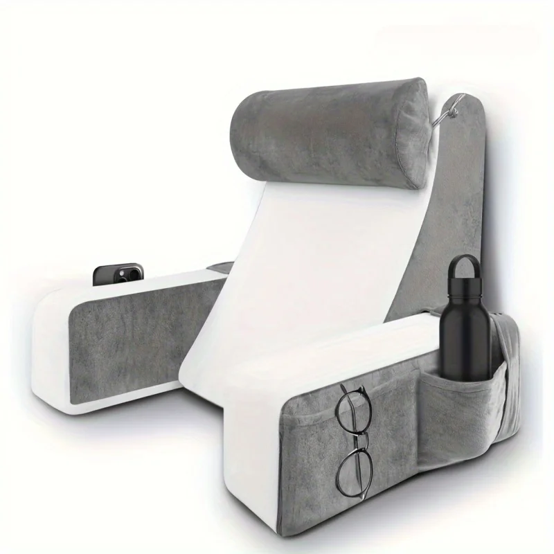 Gaming Chair Cushion - Memory Foam Reading Pillow for Bed