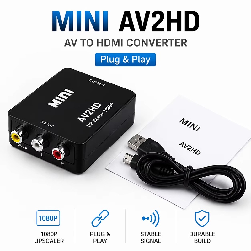 HDTV Converter Box RCA AV CVBS - Gaming Console Box recension och pris
