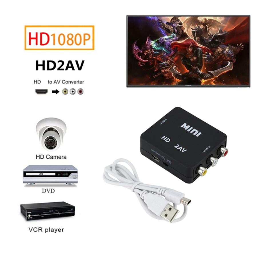 HDTV Converter Box RCA AV CVBS - Gaming Console Box recension och pris