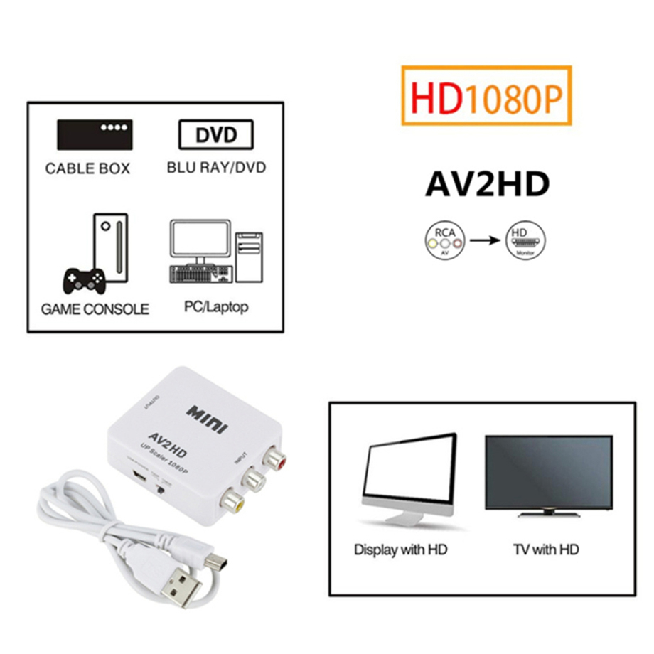 HDTV Converter Box RCA AV CVBS - Gaming Console Box recension och pris