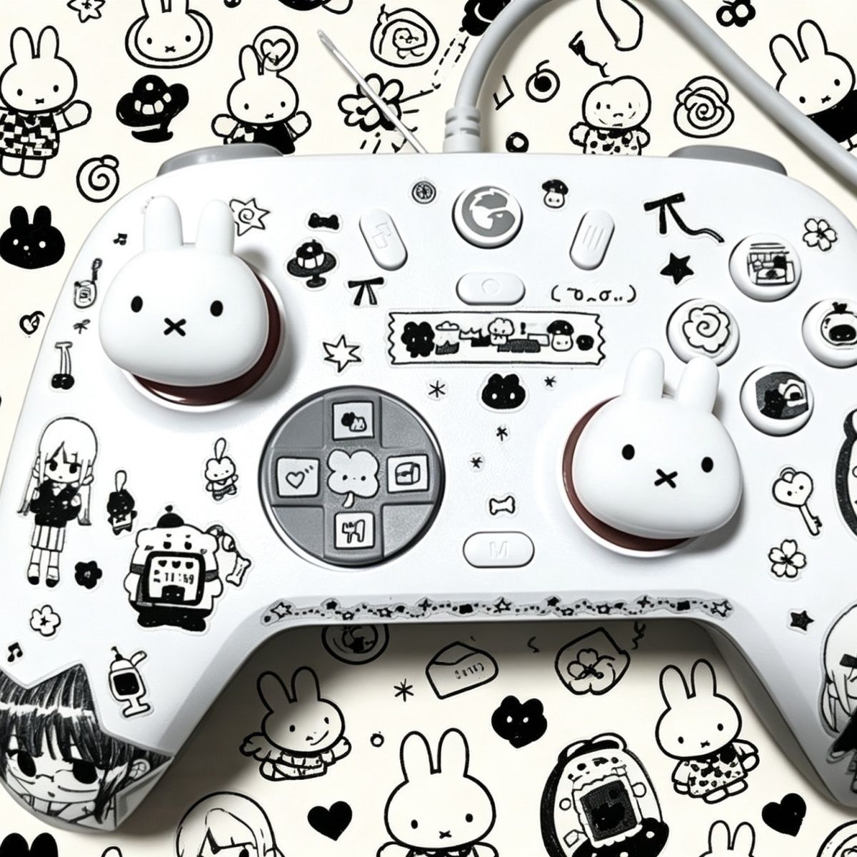 Cartoon Miffy Rabbit Cat Paw T - Ps5 Controller Cover recension och pris