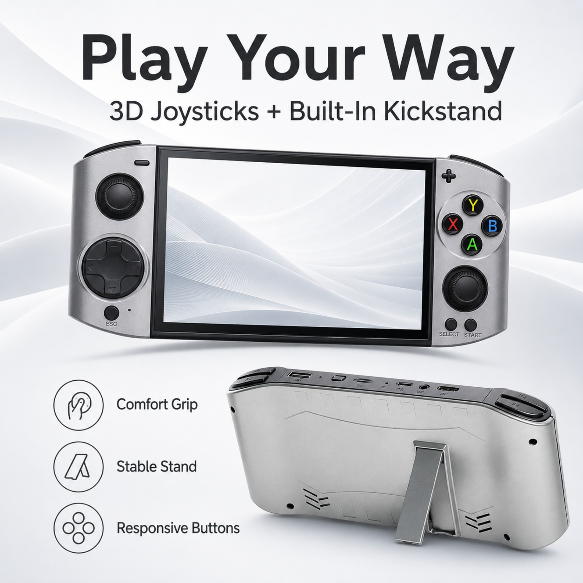 09 Ultra 5.1 Inch OLED Handhel - Gaming Console Types recension och pris