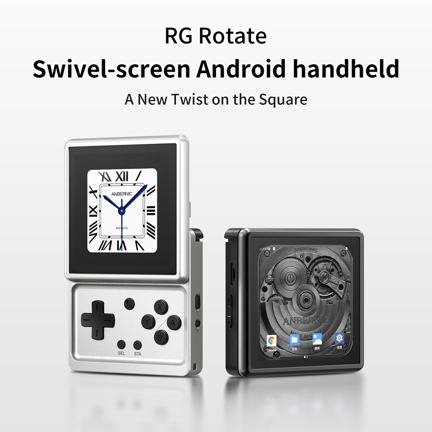 ANBERNIC RG Rotate Android Han - Gaming Console Types recension och pris