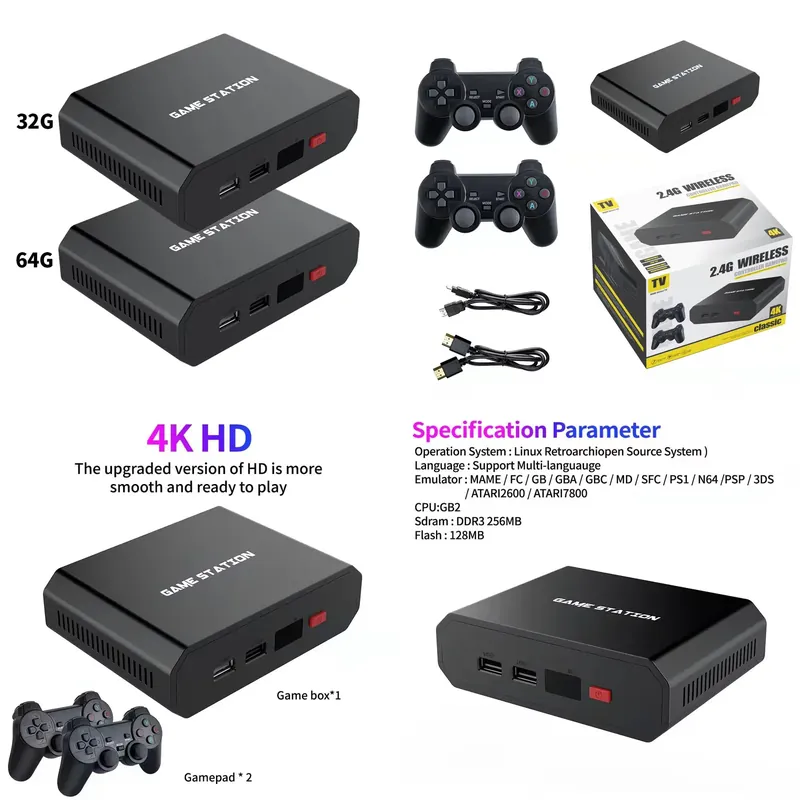 M8plus HD Video Game Console B - Gaming Console In recension och pris