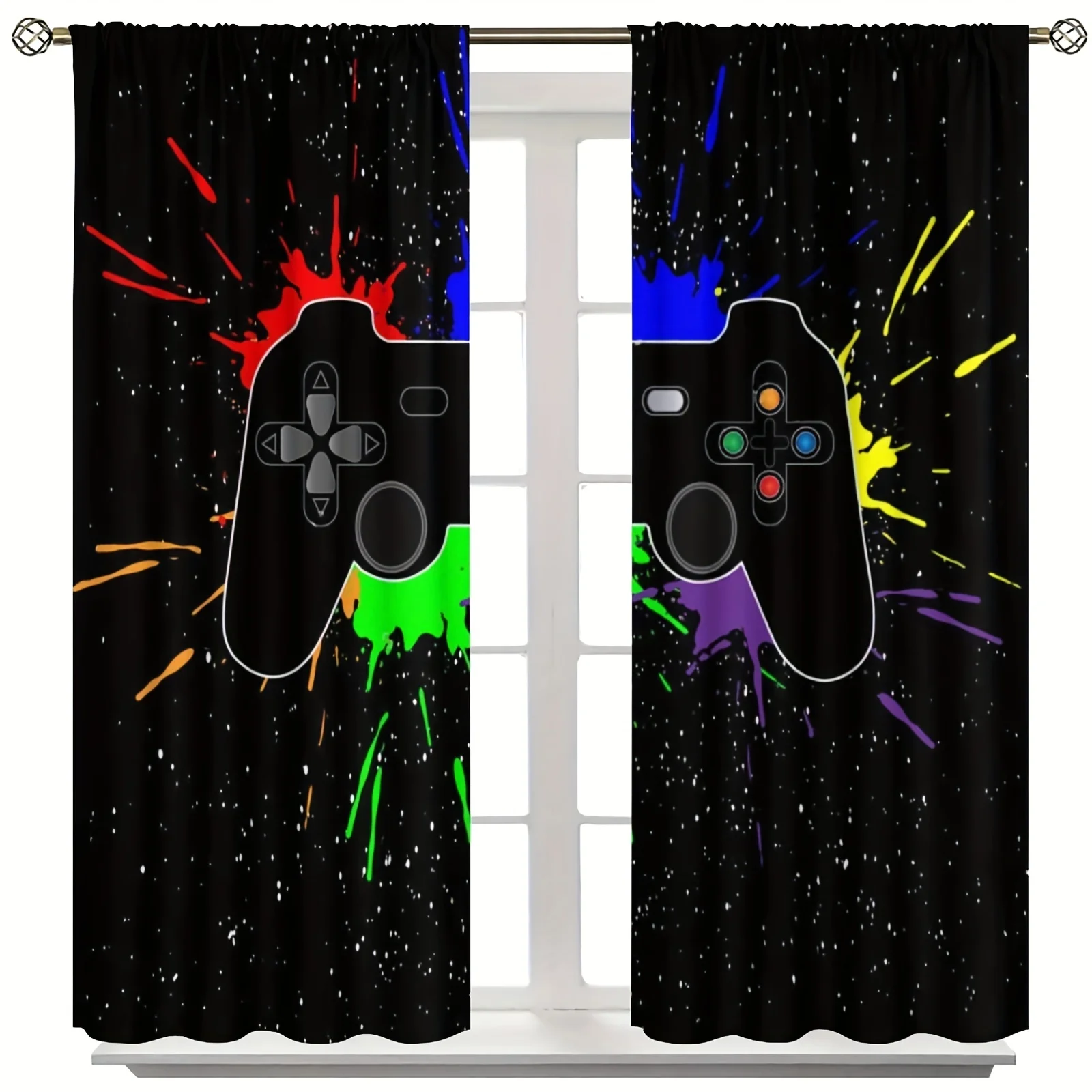 2pcs PS5 Gamepad Curtains for  - Gaming Console Cafe recension och pris