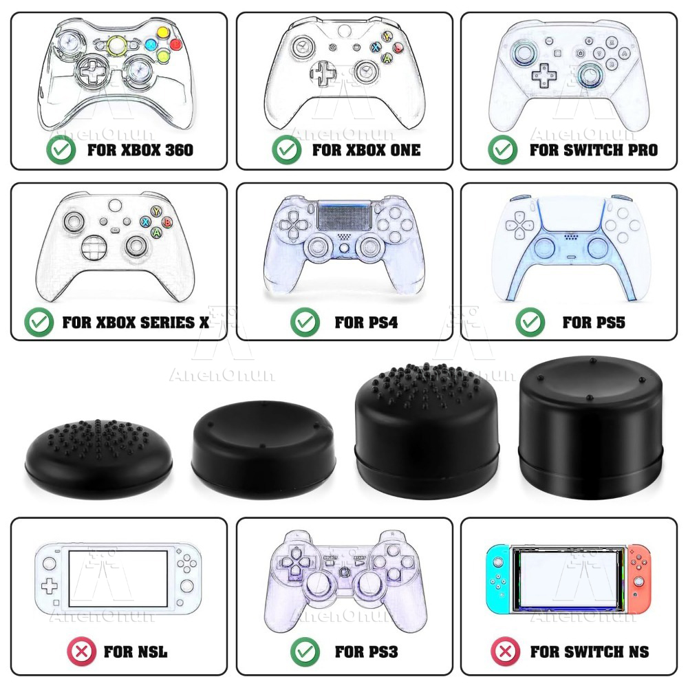 8PCS Thumb Grip Caps Controlle - Ps5 Controller Cover recension och pris