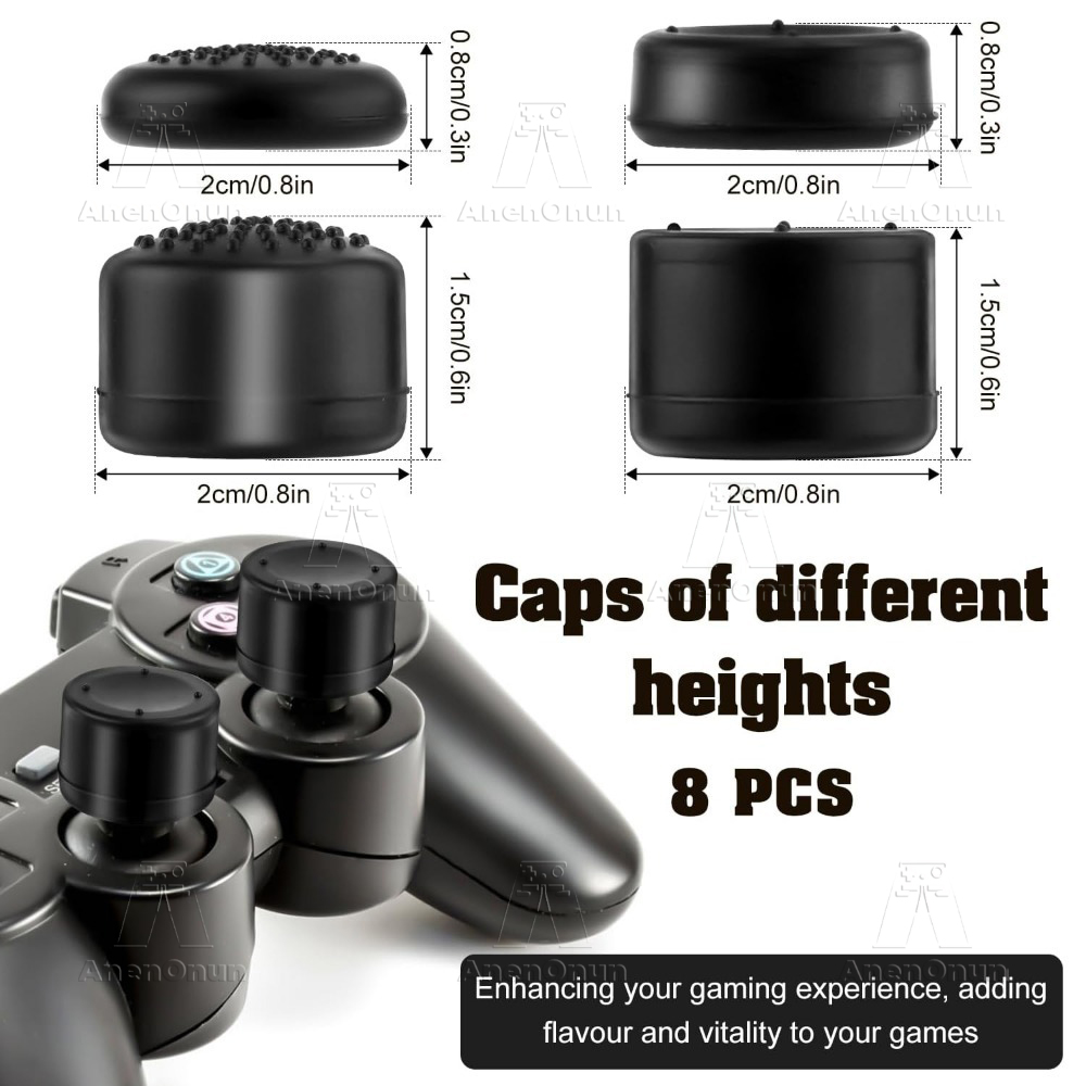 8PCS Thumb Grip Caps Controlle - Ps5 Controller Cover recension och pris