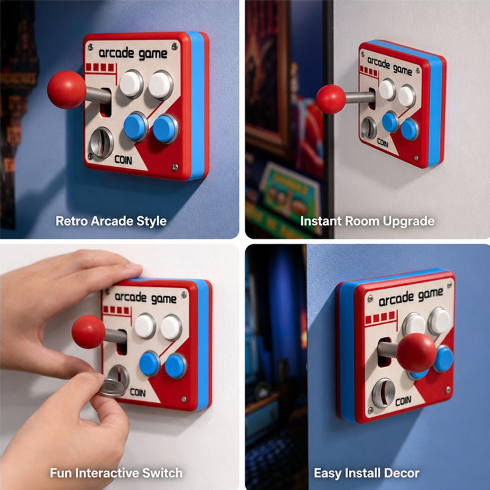 Creative Retro Arcade Game Lig - Gaming Console Joystick recension och pris