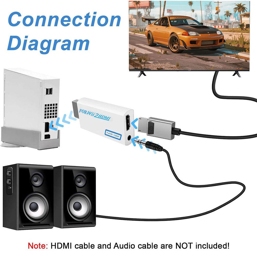 Wii To HDMI Converter Wii To H - Gaming Console Types recension och pris